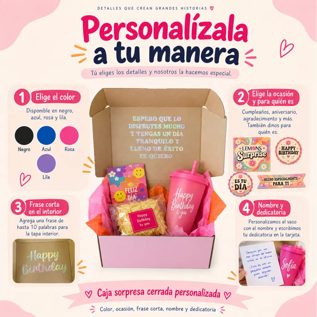 Caja Sorpresa Personalizada en Ciudad Juárez
