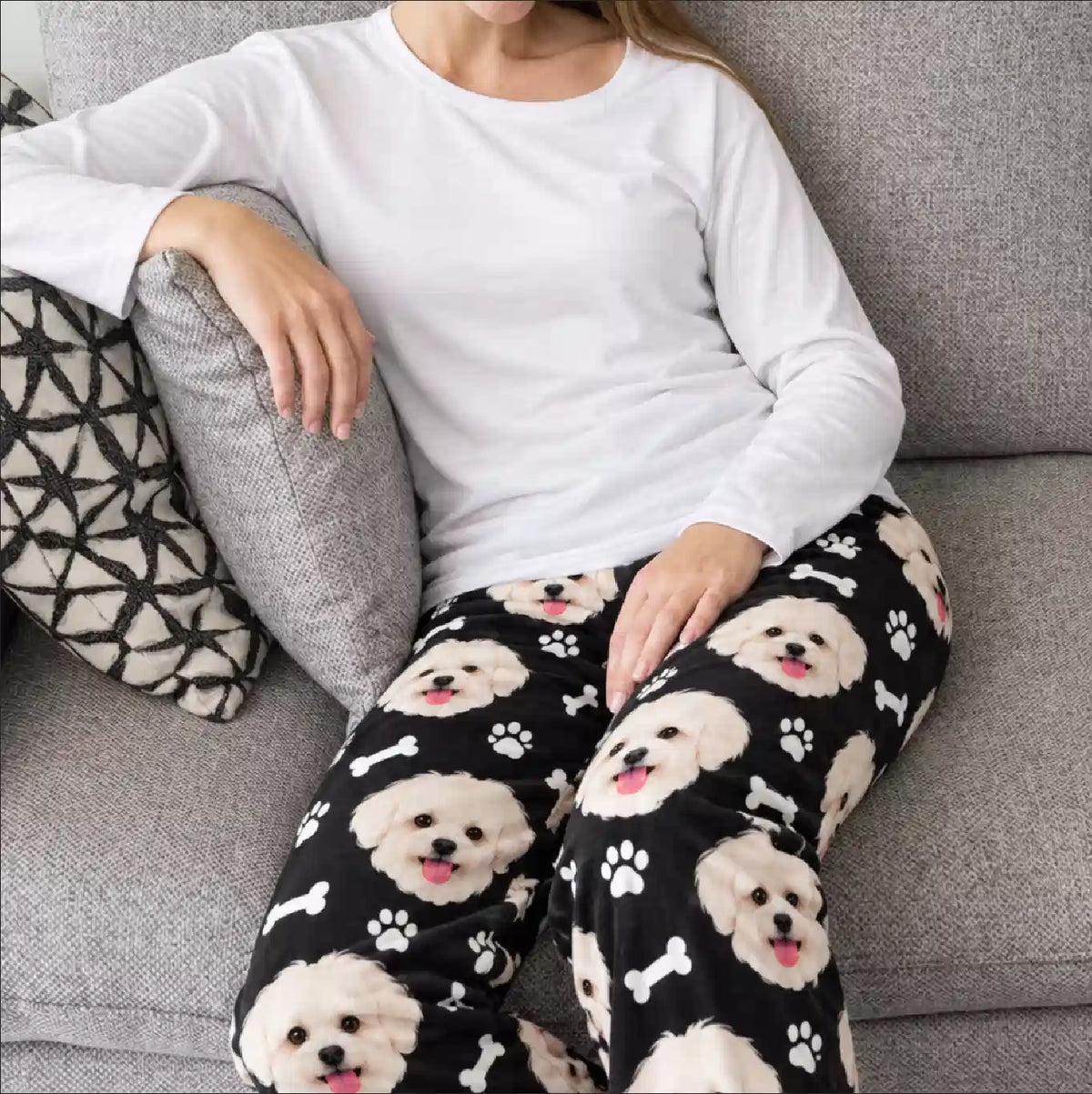 Fotografía para personalizar un pantalón de pijama