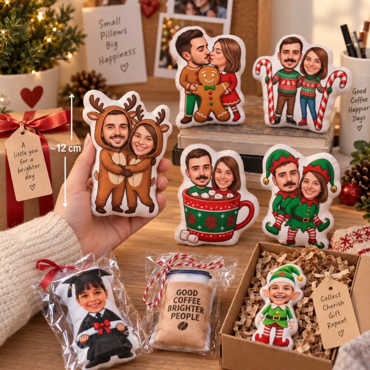 Mini almohada personalizada