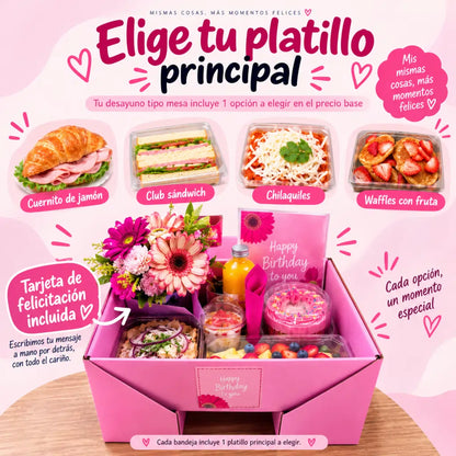 Desayunador tipo mesa a domicilio