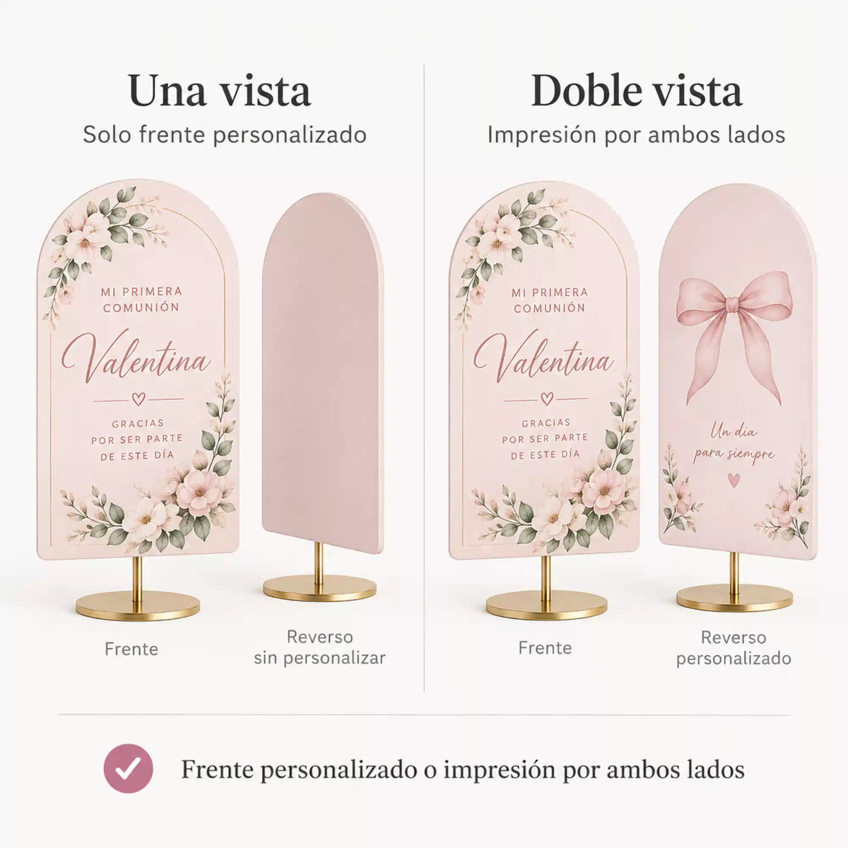 Funda personalizada para mampara una vista y doble vista