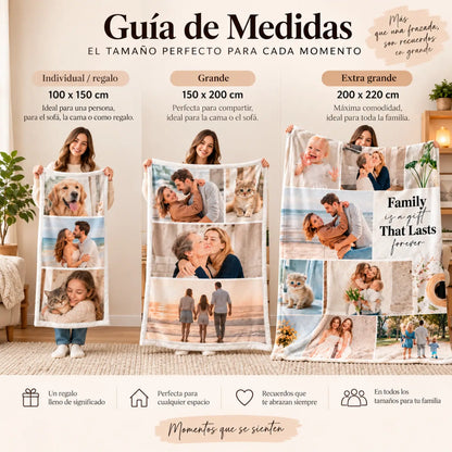 Frazada personalizada con foto