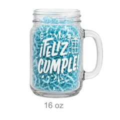 Tarro de vidrio de 16 oz